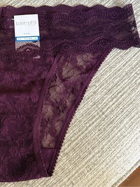 b.tempt'd Lace Bikini Panty in Plum